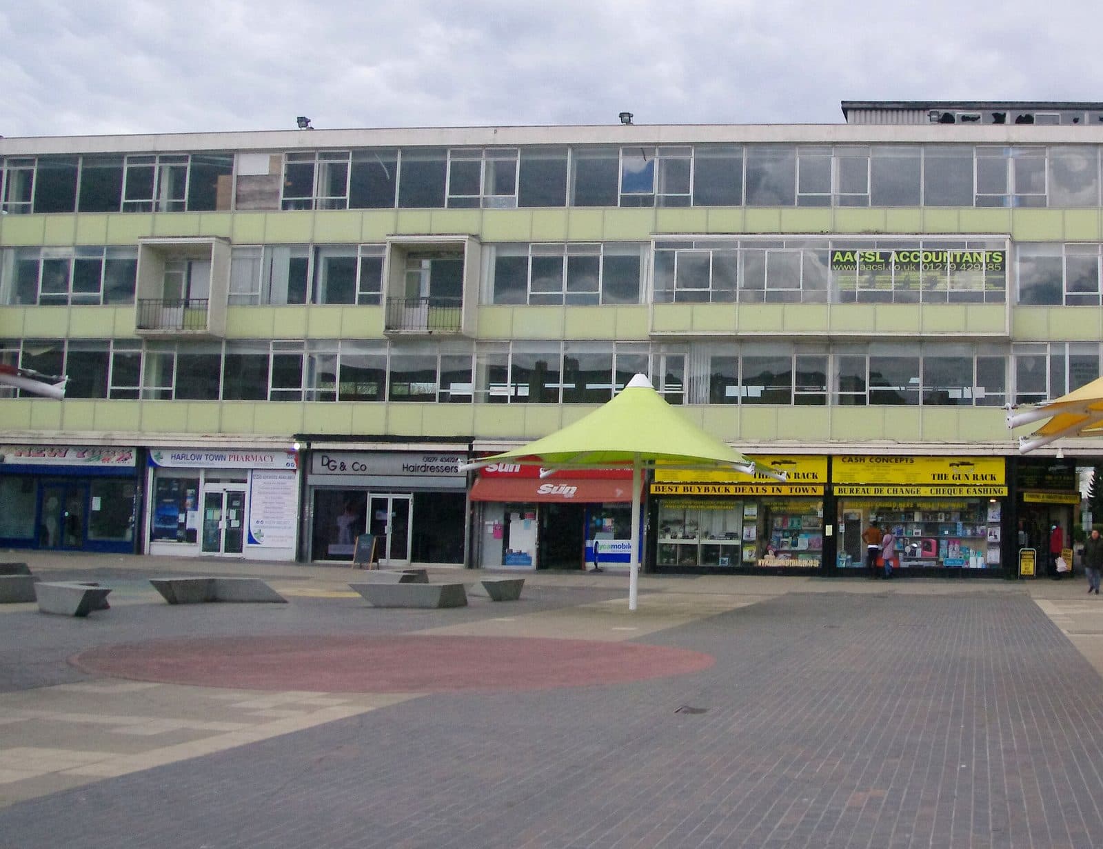 Market Square and the Market House in Harlow town centre